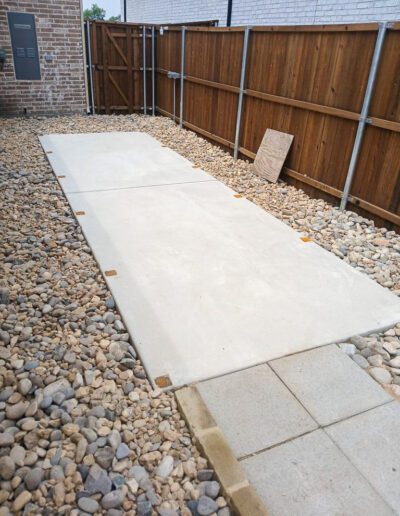 concrete patio pour in wylie tx