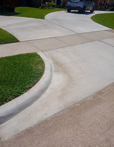home driveway sidewalk pour wylie tx